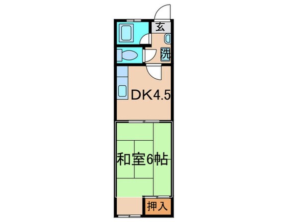 東洋レジデンス茶売の物件間取画像